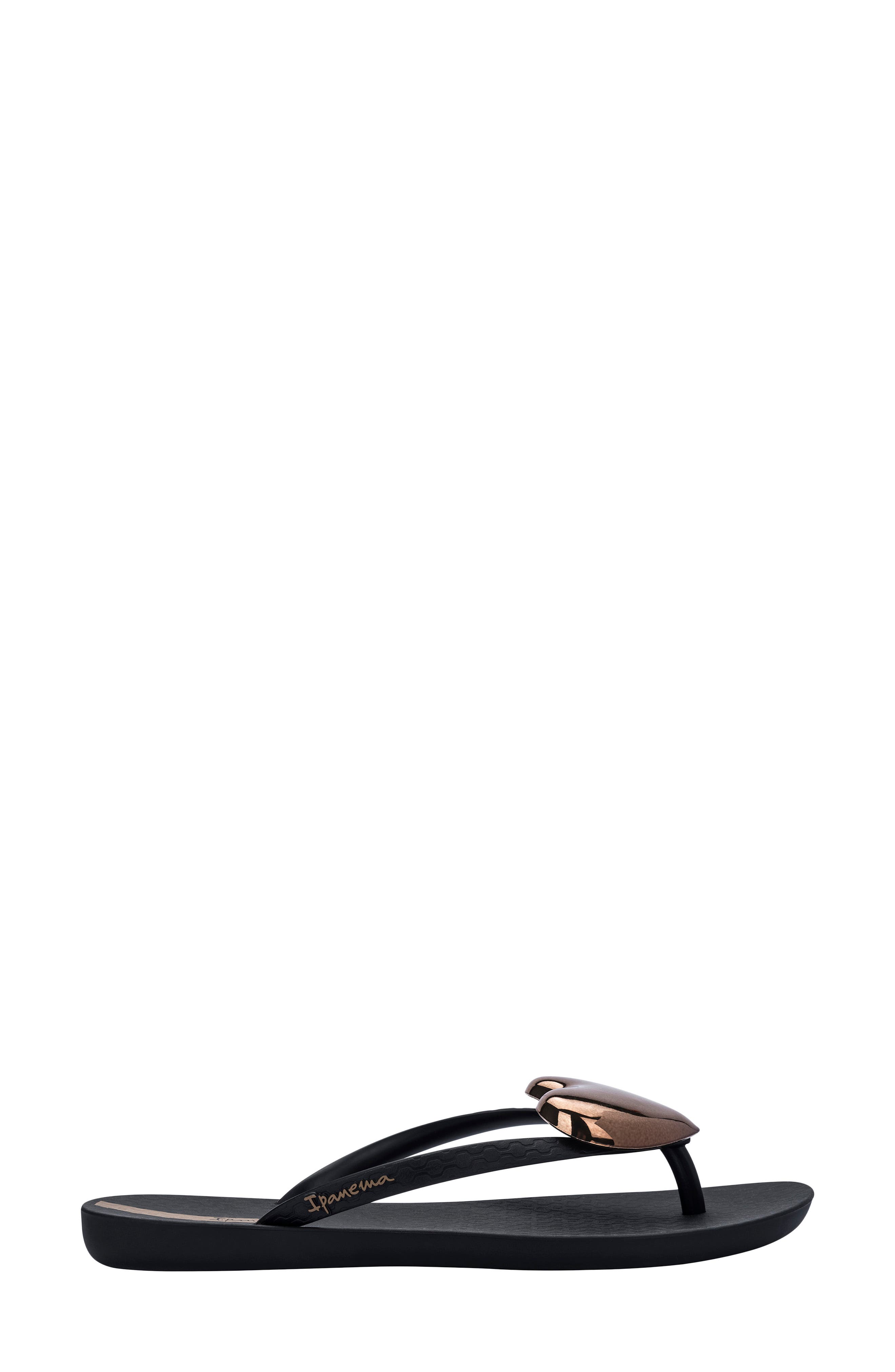 Ipanema Maxi Fashion IV Fip Flop, Alternate, color, Black/Bronze