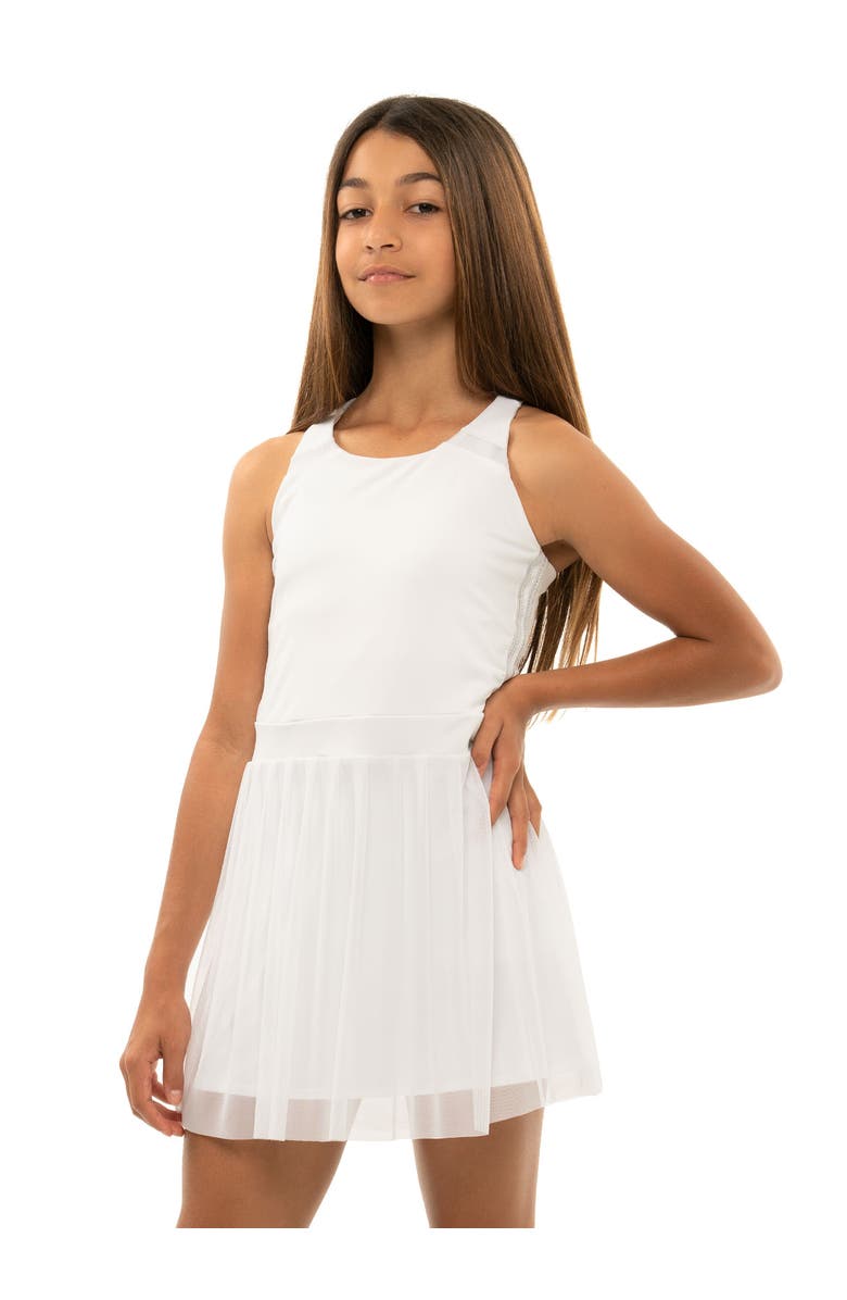 Lucky in Love Game Time Dress, Main, color, White