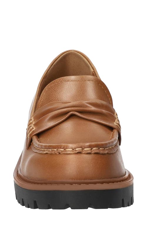 Bella Vita Avalon Lug Sole Loafer In Brown