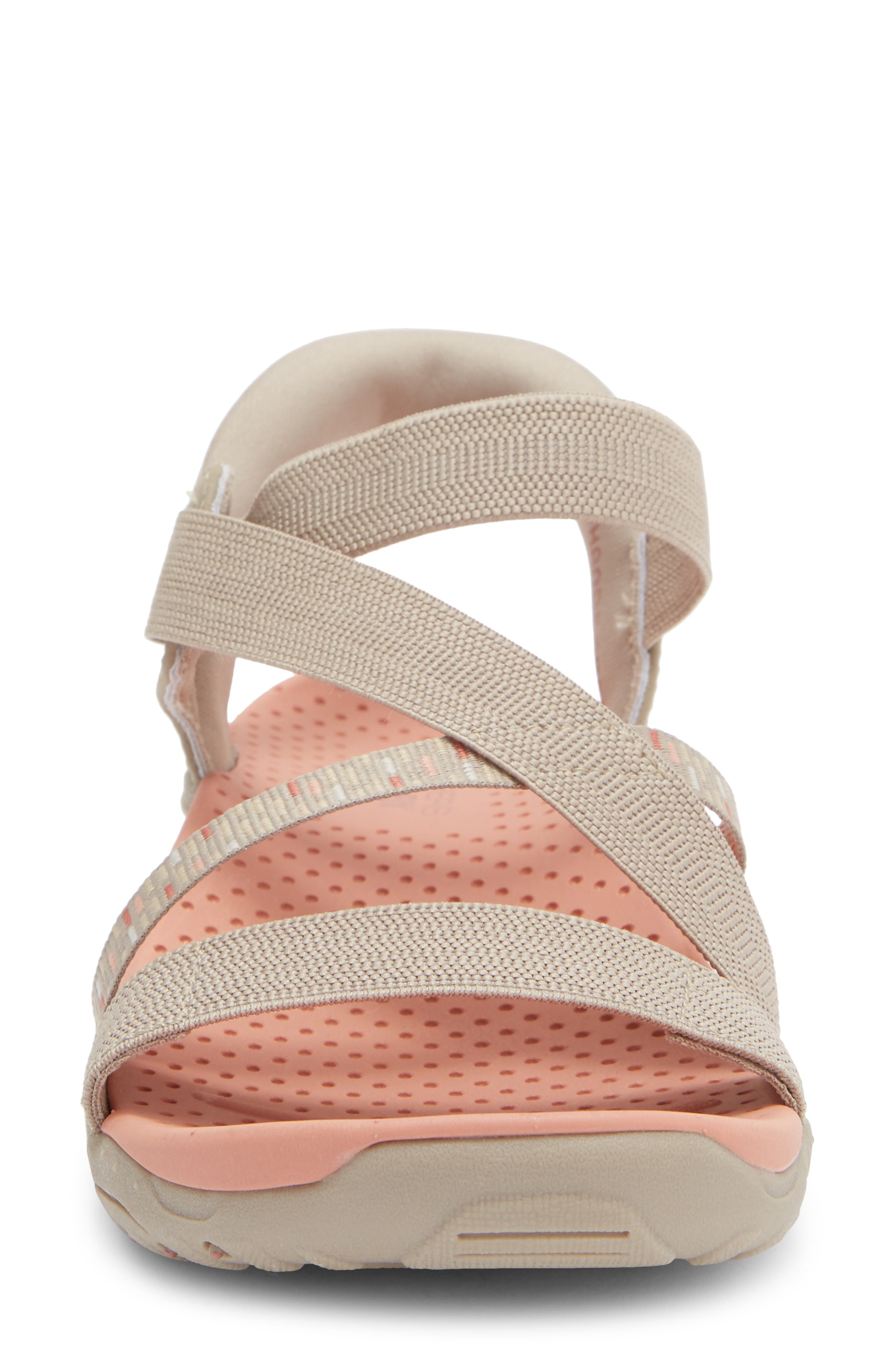 SKECHERS Reggae Swift Fit Sandal, Alternate, color, Taupe