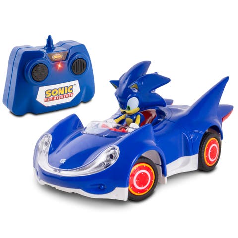 & Sega All-Stars Racing RC Sonic,128 Scale 2.4GHz Remote Controlled Car