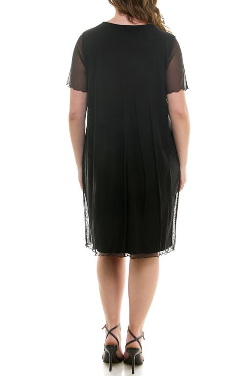 BEBE BEBE POWERMESH T-SHIRT DRESS 