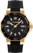 PLEIN SPORT Titan Silicone Strap Watch, 44mm