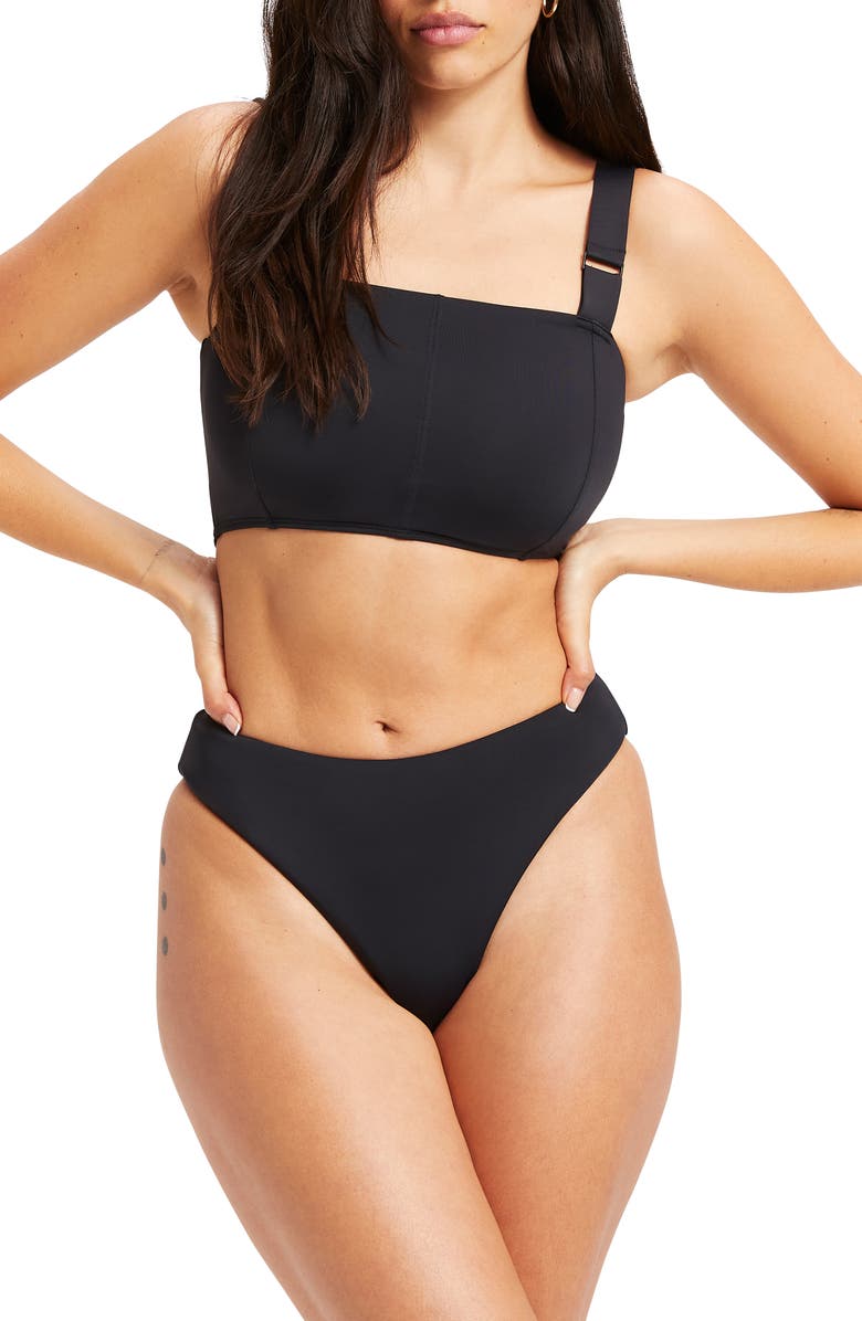 Good American Contour Bikini Top, Alternate, color, 
