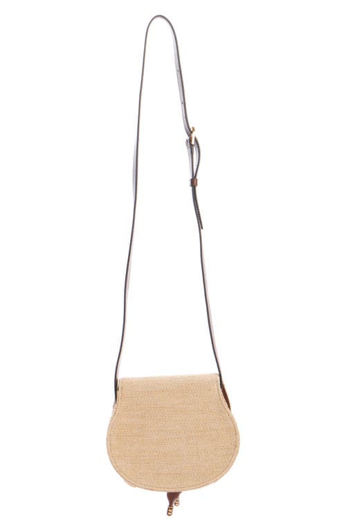 Chloé Small Marcie Woven Crossbody Bag In Hot Sand