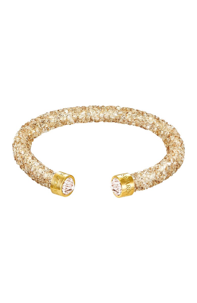 Swarovski Crystaldust Pave Swarovski Crystal Cuff Bracelet, Main, color, 