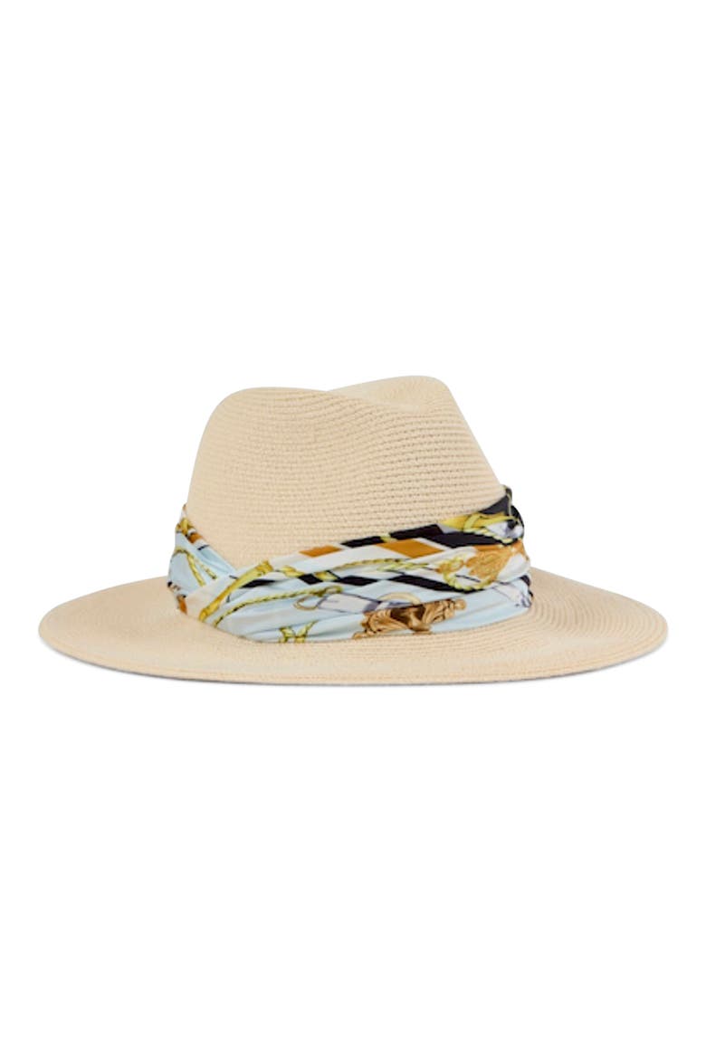 Courtney Straw Fedora, Main, color, IVORY