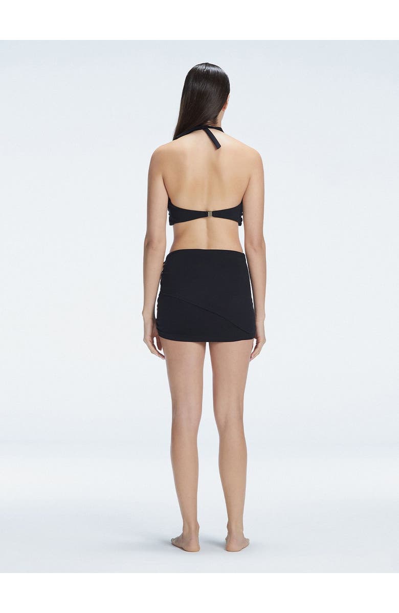 Moeva Siena Cover Up Pareo Skirt, Alternate, color, Black