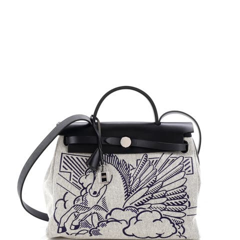 Herbag Zip Pegase Pop Toile and Leather 31