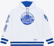 Mitchell & Ness Men's Mitchell & Ness  White New York Mets Cooperstown Collection Fleece Hoodie