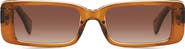 QUAY Quay Australia Art School 36mm Rectangle Sunglasses