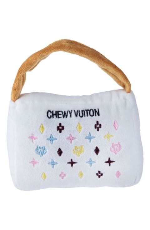 Chewy Vuiton Large Handbag Plush Dog Toy