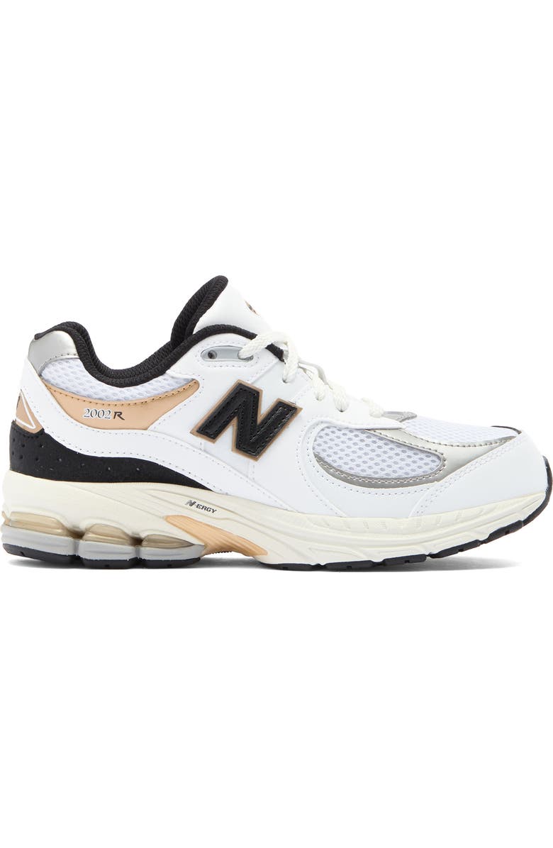 New Balance Kids' 2002R Sneaker, Alternate, color, White/ Black