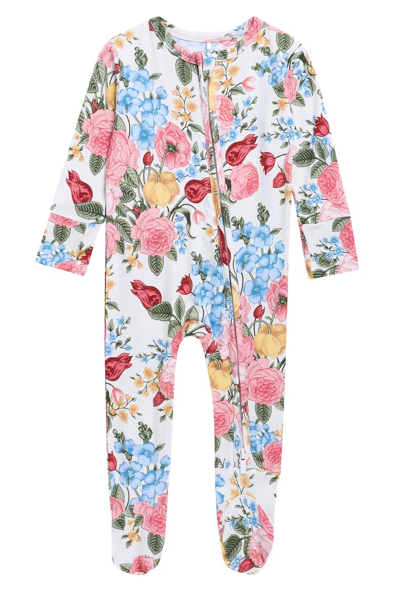 Footie Pajamas, Main, color, BEIGE