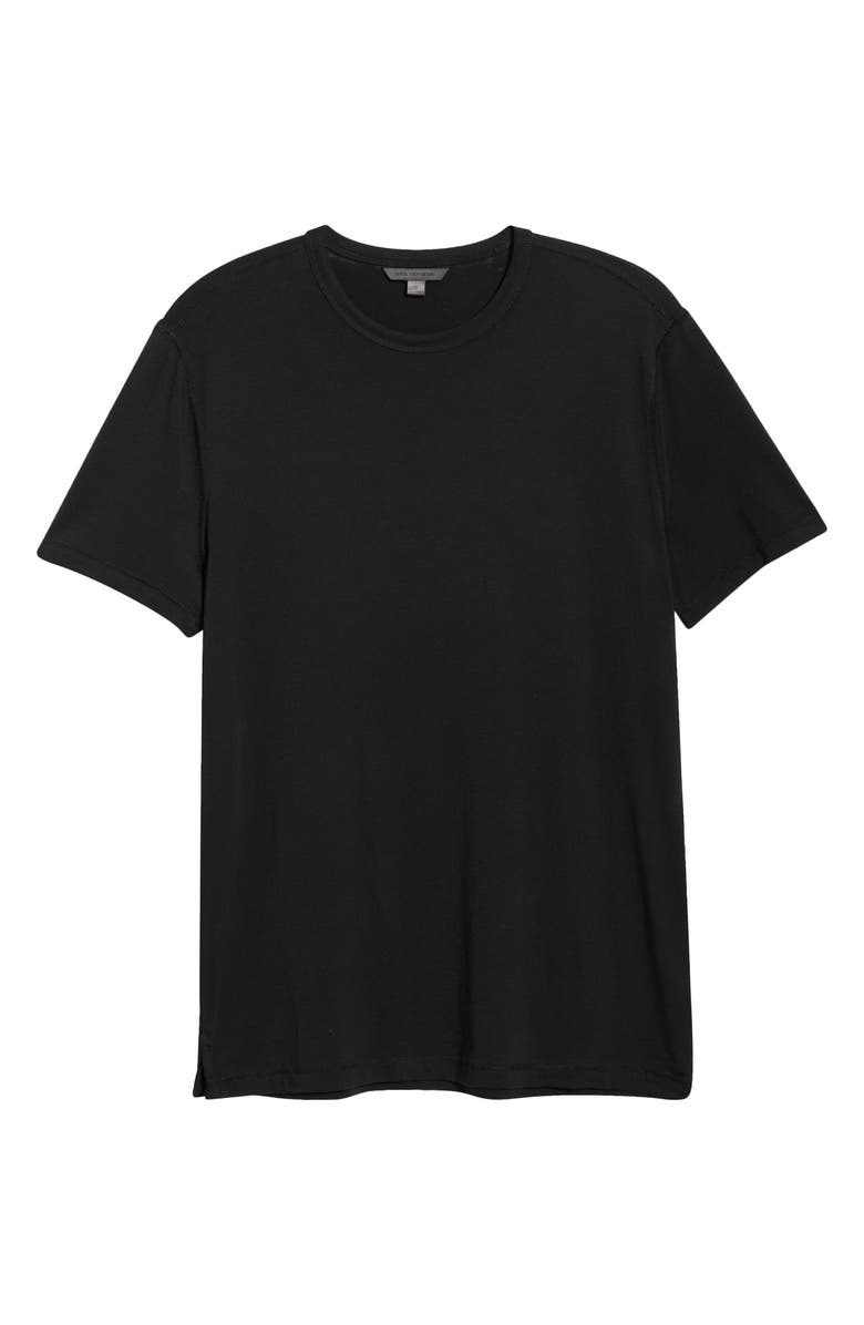 John Varvatos Bale Crewneck Cotton Blend T-Shirt, Main, color, Black