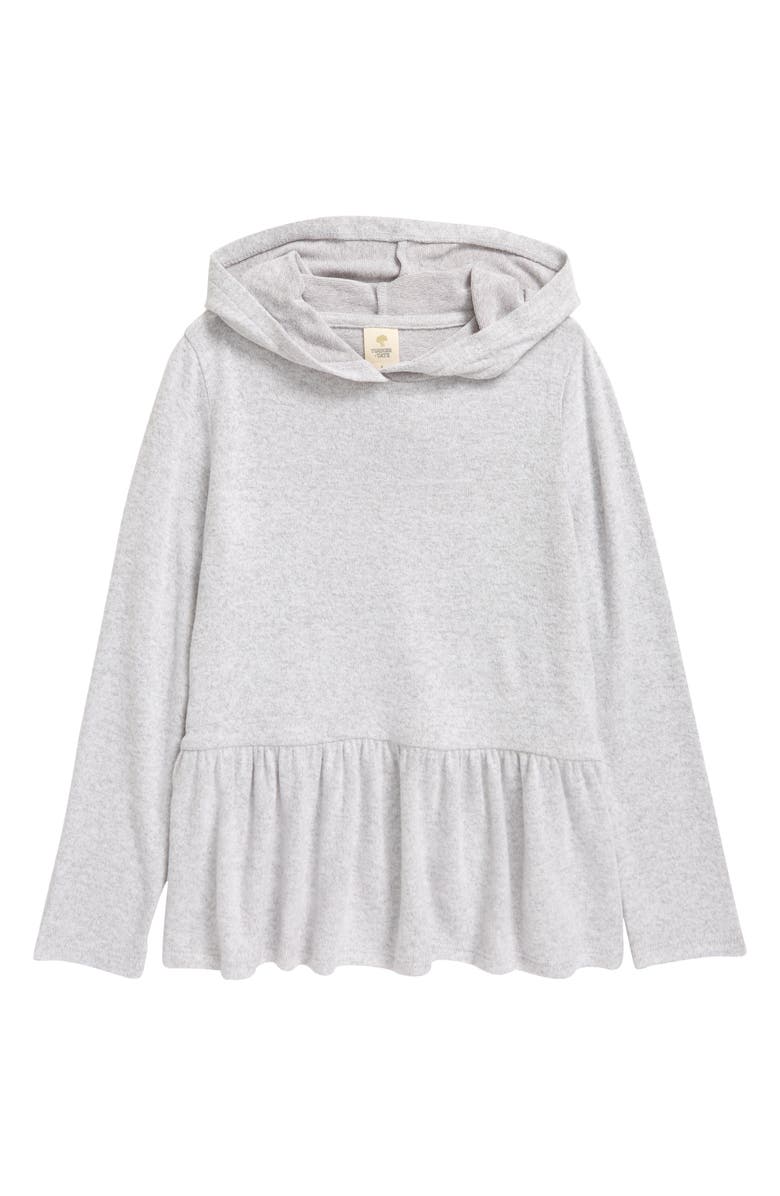 Tucker + Tate Kids' Peplum Hoodie, Main, color,