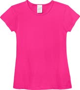 CITY THREADS Baby Girls Organic 100% Cotton Soft Jersey Cap Sleeve Crew Tee