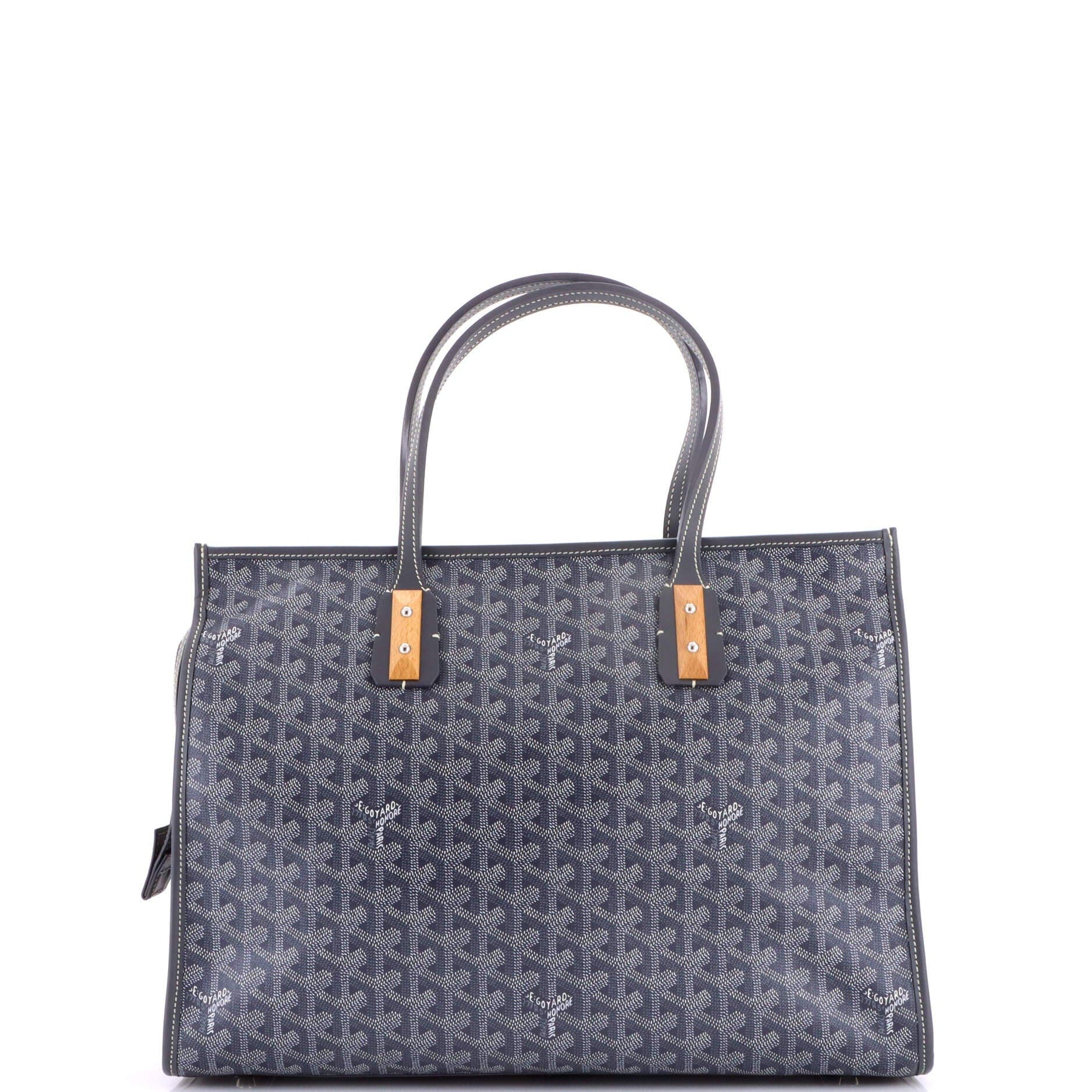 Pre-Owned Goyard Marquises Bag Coated Canvas, Alternate, color, Gray