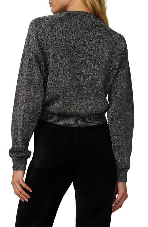 Joe's Jeans The Taylor Metallic Raglan Sweater In Black