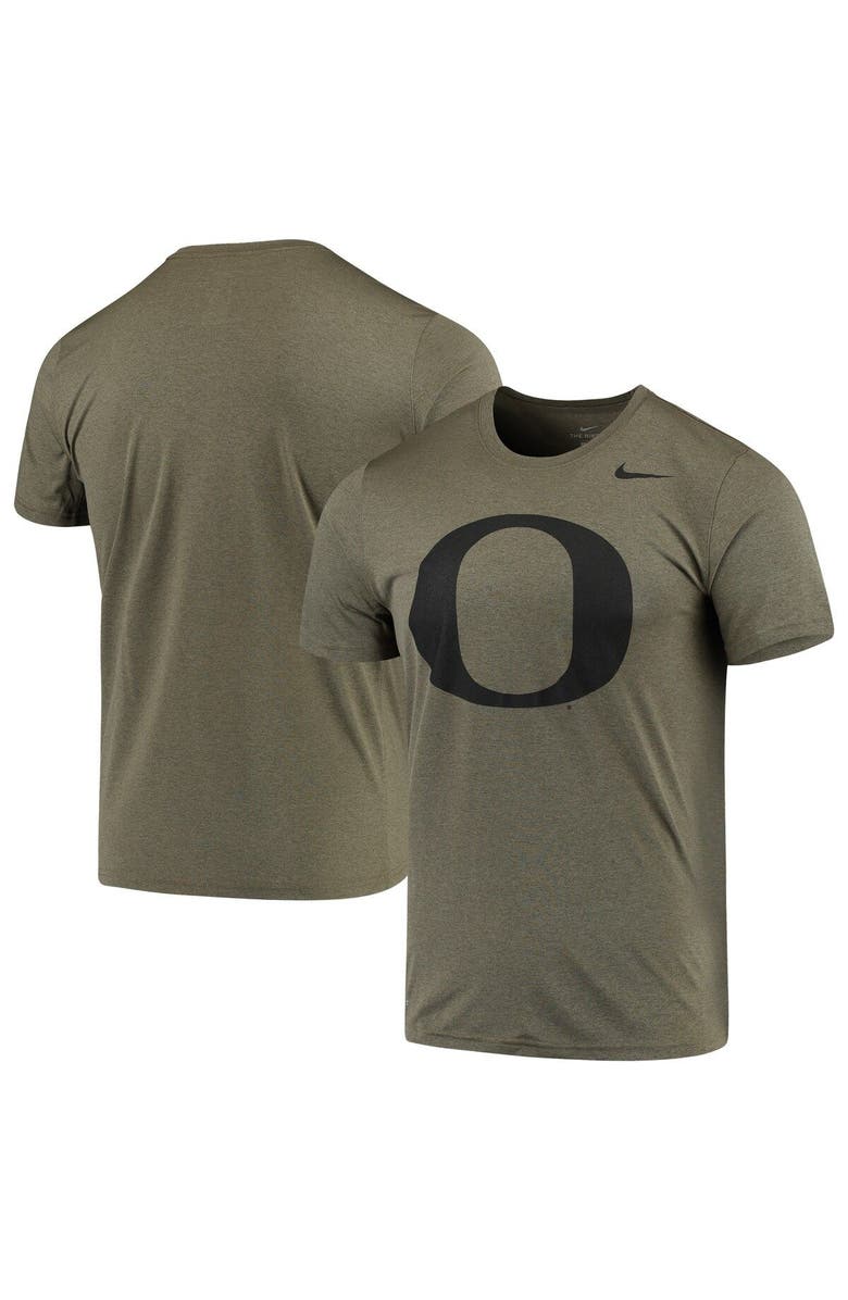 Nike Men's Nike Olive Oregon Ducks Tonal Logo Legend Performance T-Shirt, Alternate, color, 