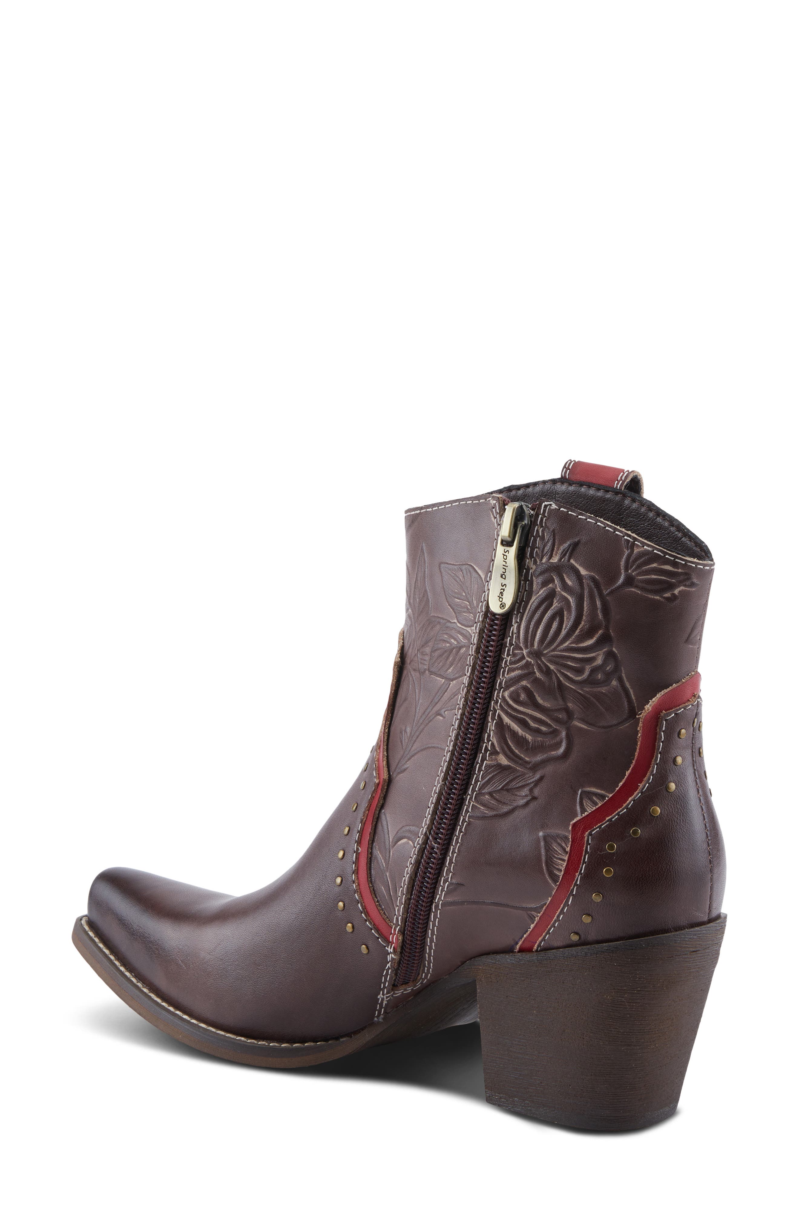 L'Artiste by Spring Step Rebamac Western Boot, Alternate, color, Chocolate Brown