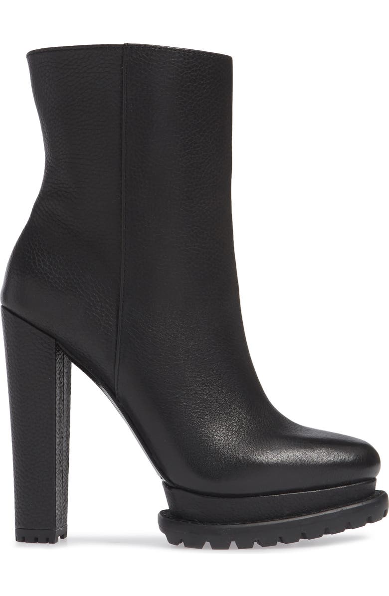 Alice + Olivia Holden Genuine Shearling Bootie, Alternate, color,