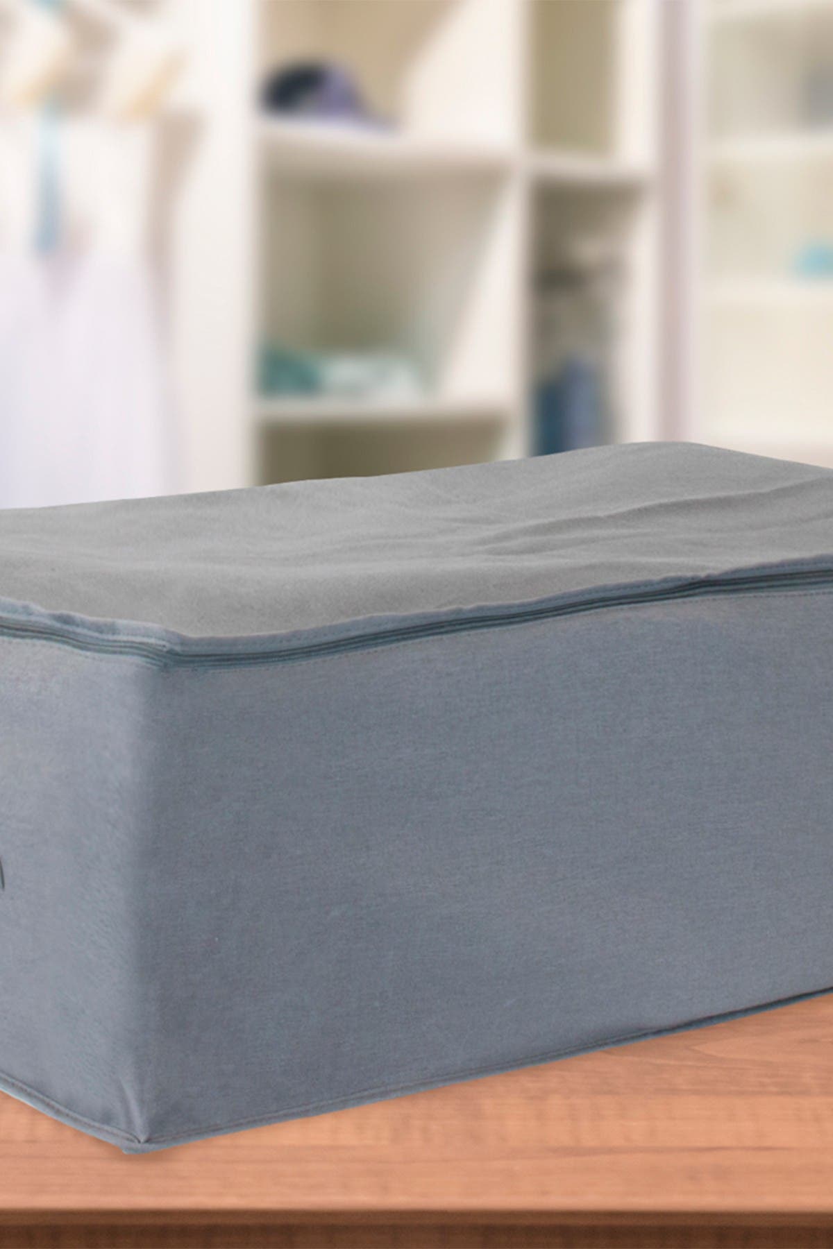 SORBUS Jumbo Foldable Storage Organizer Bag - Grey, Alternate, color, 