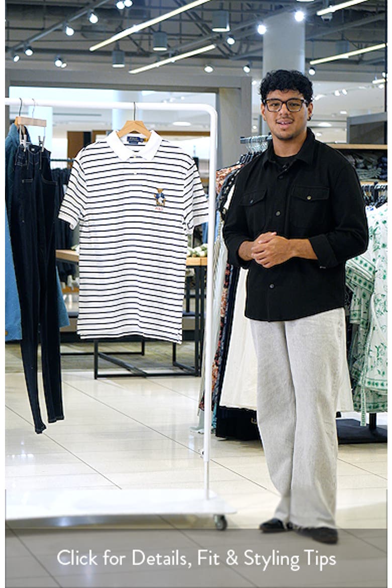 Polo Bear Slim Fit Cotton Mesh Polo video
