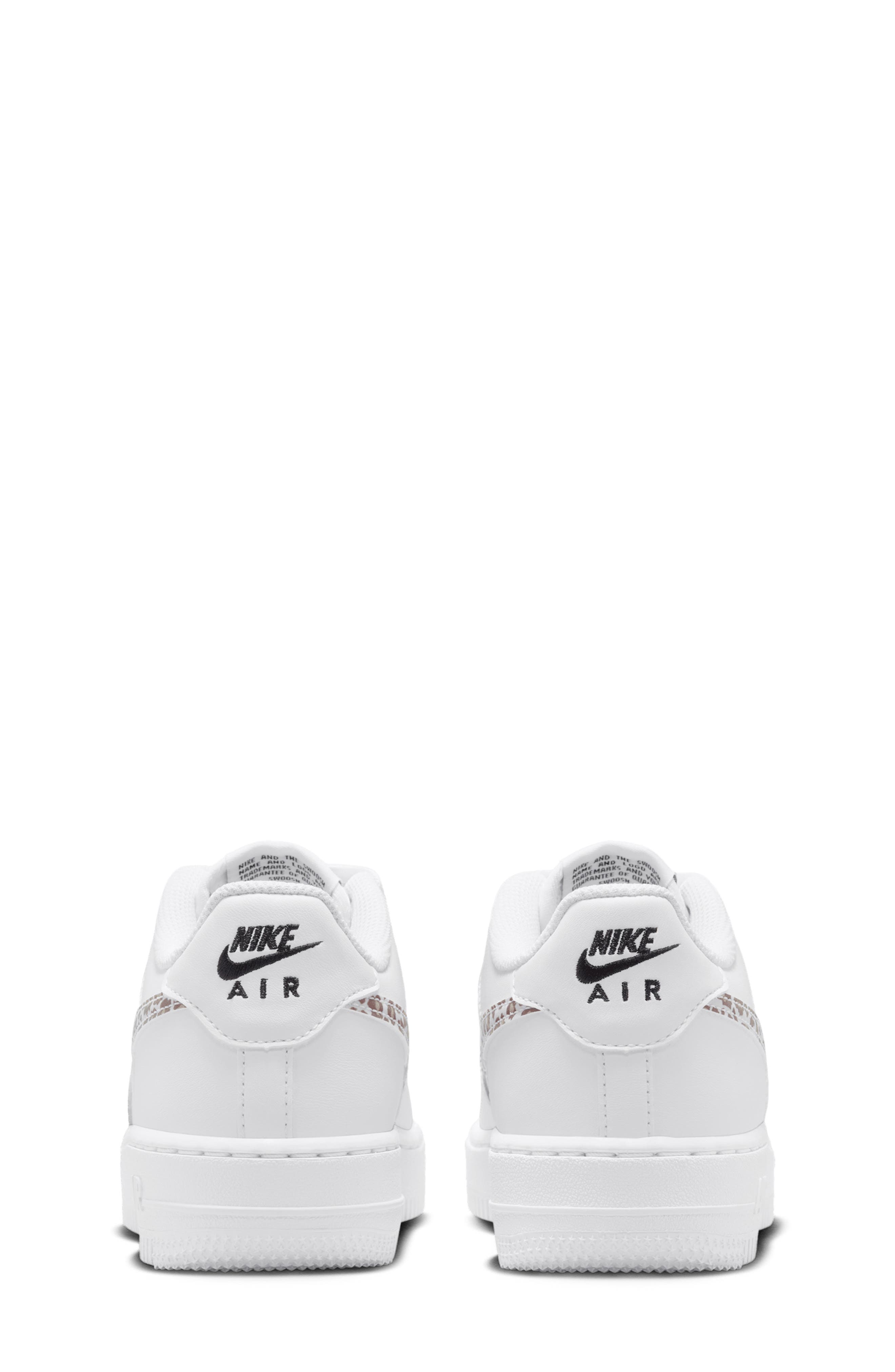 Nike Kids' Air Force 1 Low Basketball Sneaker, Alternate, color, White/ Black