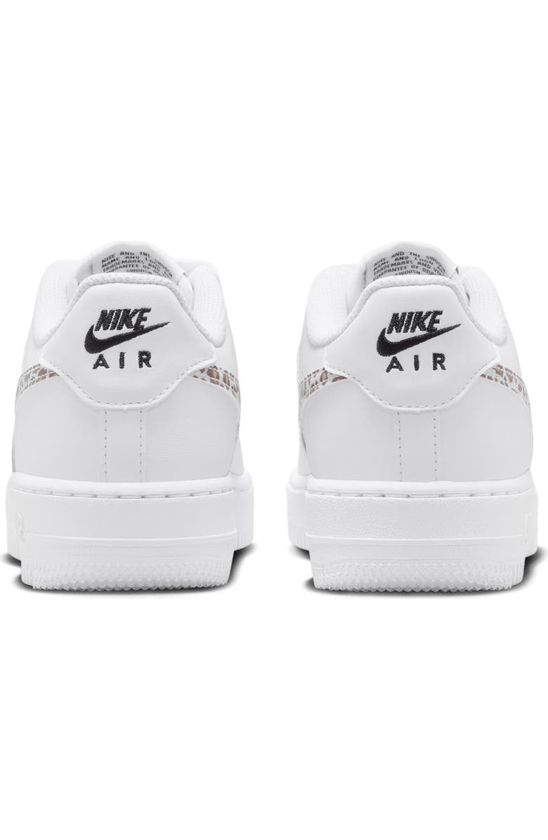 Nike Kids' Air Force 1 Low Basketball Sneaker, Alternate, color, White/ Black