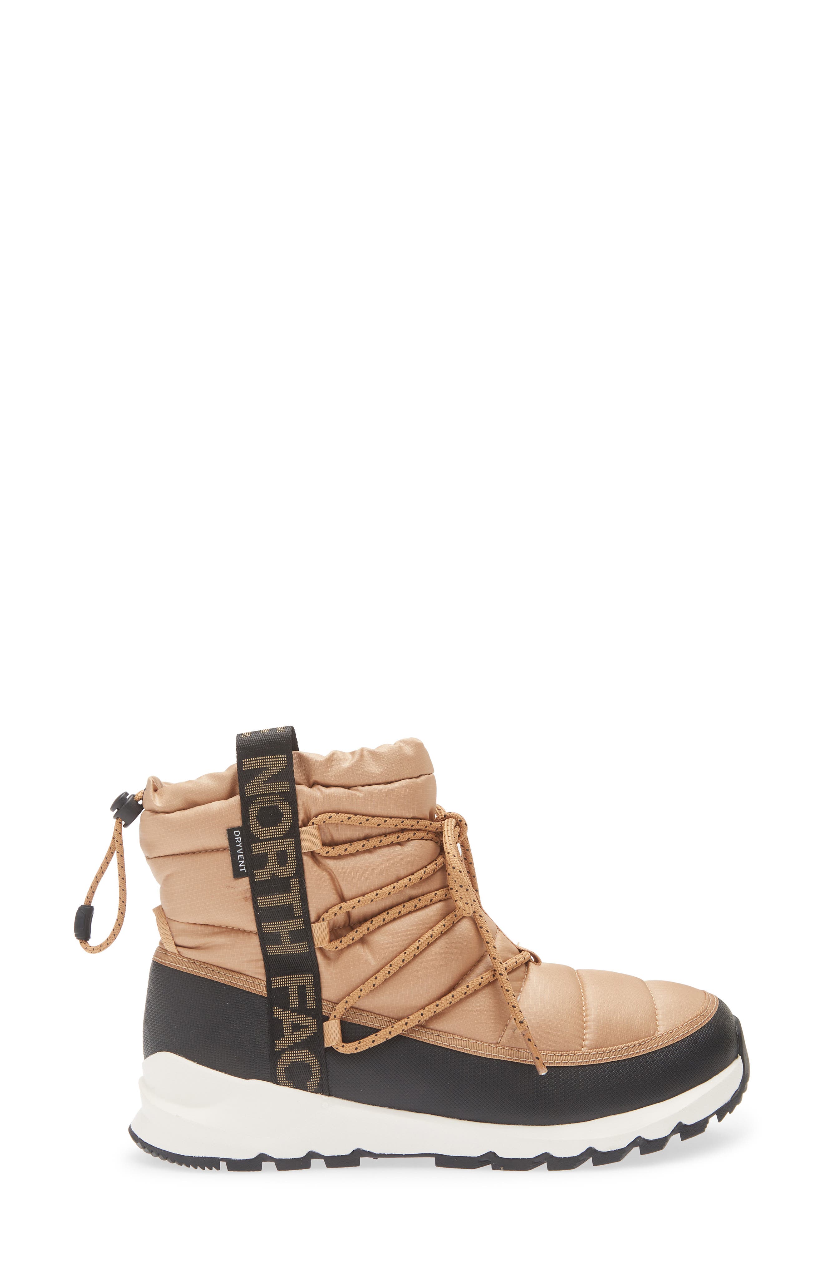 The North Face Thermoball<sup>™</sup> Waterproof Utility Boot, Alternate, color, Almond Butter/ Tnf Black