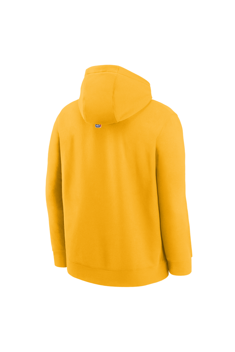 Youth Nike Yellow Cleveland Cavaliers 2025/26 City Edition Club Fleece Pullover Hoodie, Alternate, color, Yellow