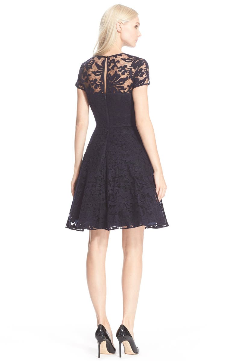 Ted Baker London 'Caree' Lace Fit & Flare Dress, Alternate, color, 