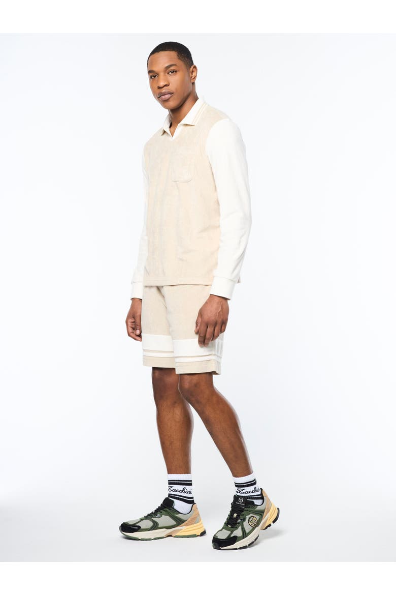 Alvar Long Sleeve Polo, Alternate, color, FOG