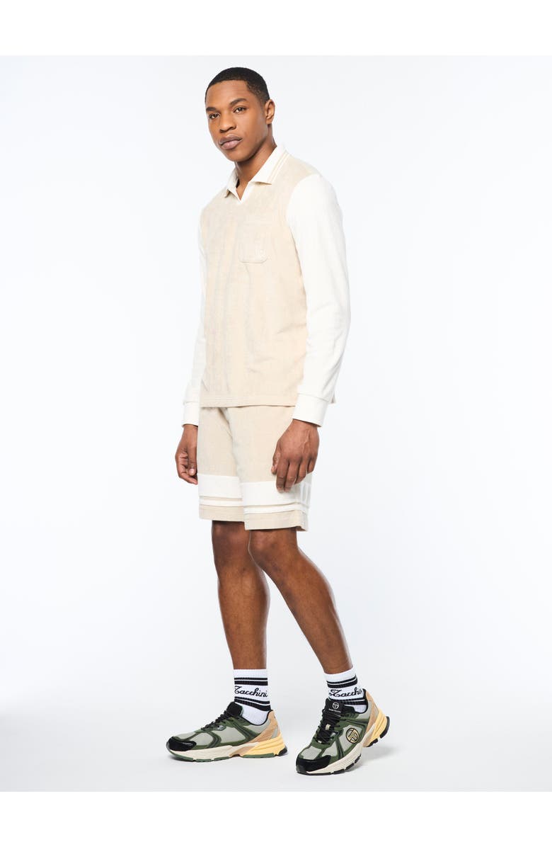 Sergio Tacchini Alvar Long Sleeve Polo, Alternate, color, Fog