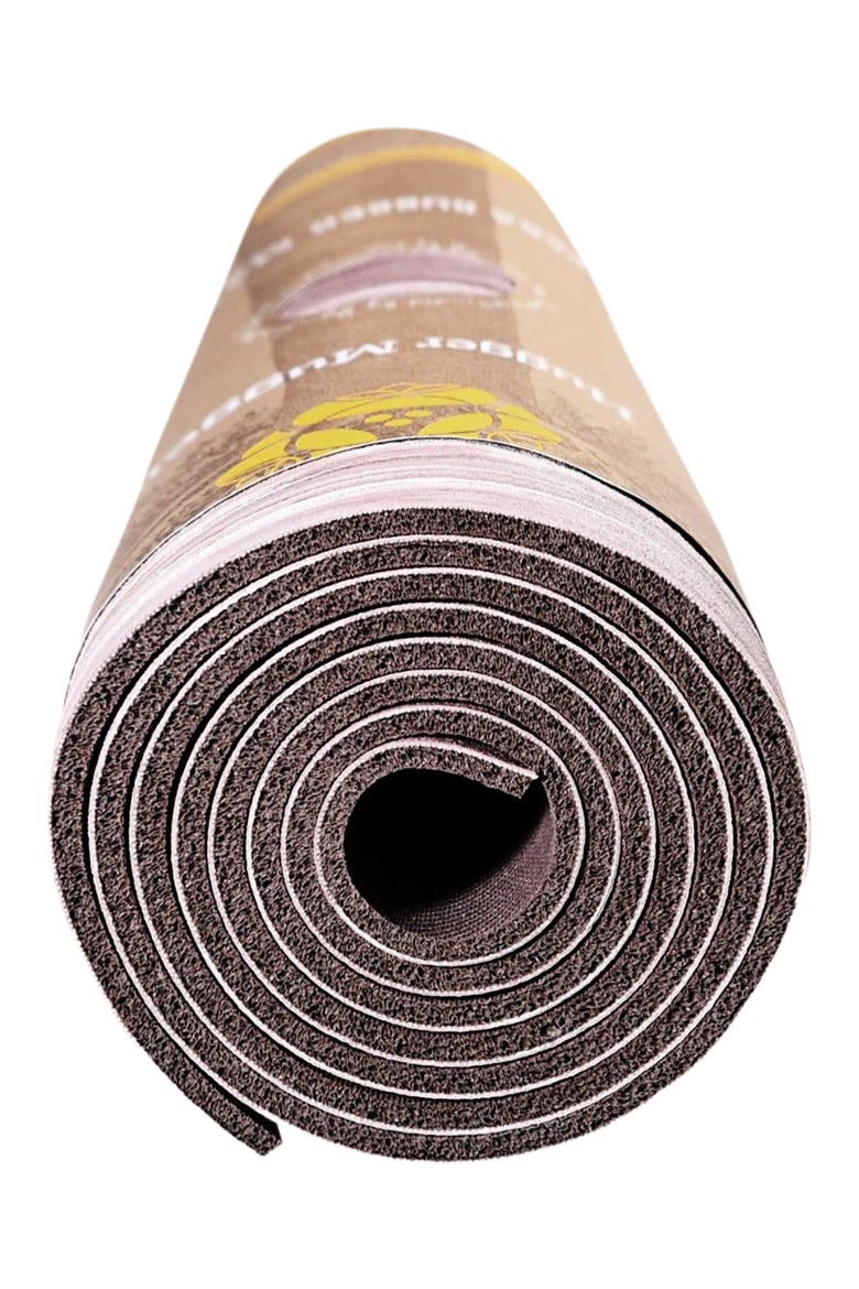 Para Rubber Yoga Mat, Alternate, color, Twilight Mauve