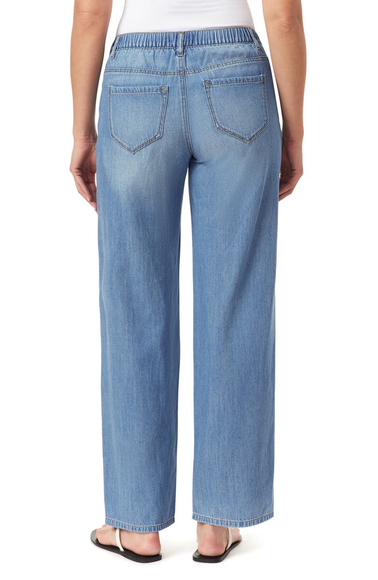 Kensie Low Rise Elastic Back Straight Leg Jeans, Alternate, color, Pippa