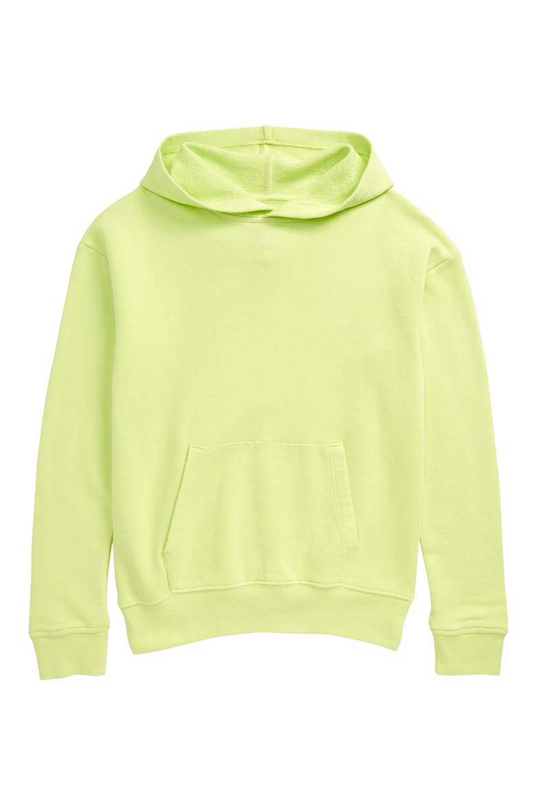 Kids' Daily Pullover Hoodie, Main, color, GREEN SHARP