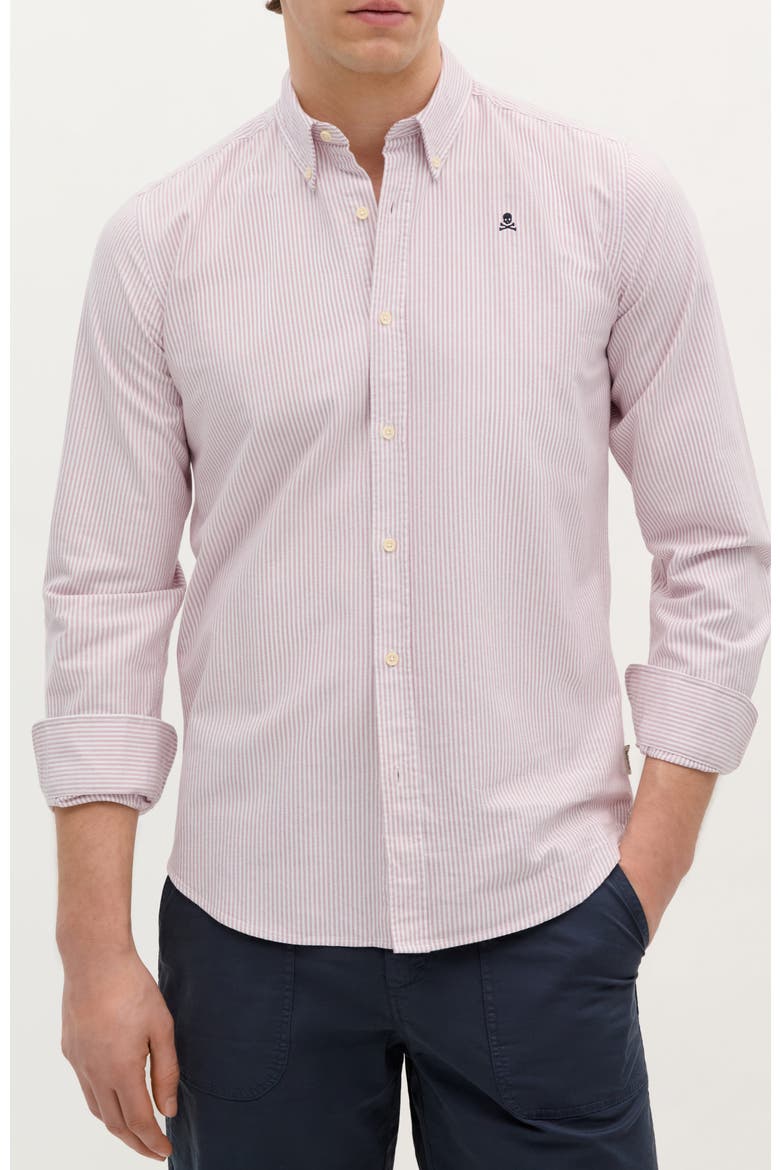 New Oxford Bd Shirt, Main, color, Dark Pink
