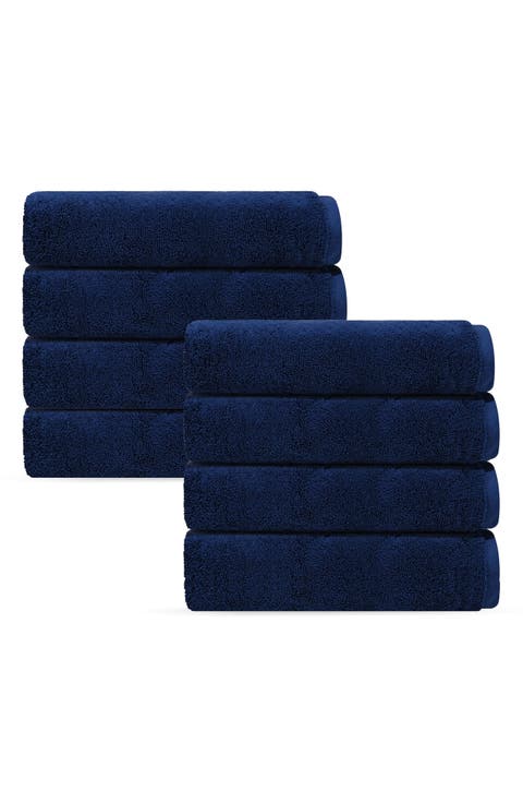 Puresoft 8-Piece Turkish Cotton Washcloths