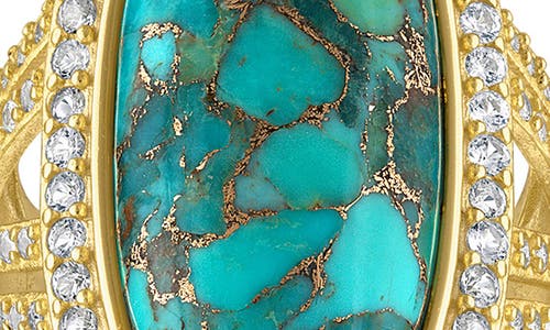 Fzn Composite Turquoise Ring