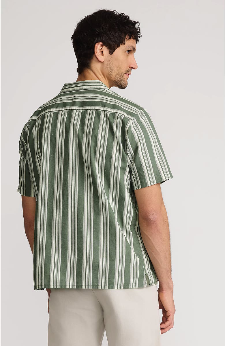 Lands' End Short Sleeve Camp Collar Hawaiian Shirt, Alternate, color, 