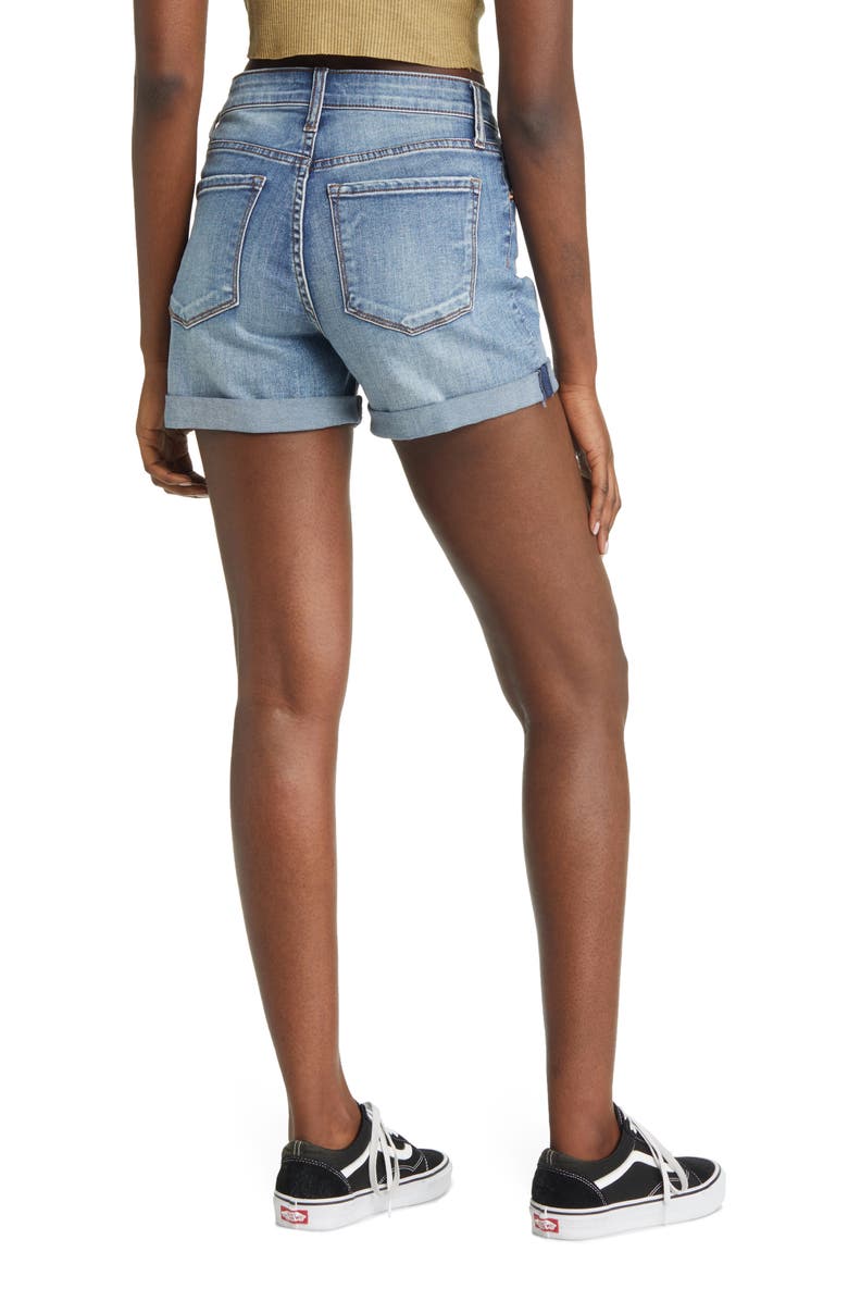 STS Blue Molly High Waist Double Roll Cuff Shorts, Alternate, color, 