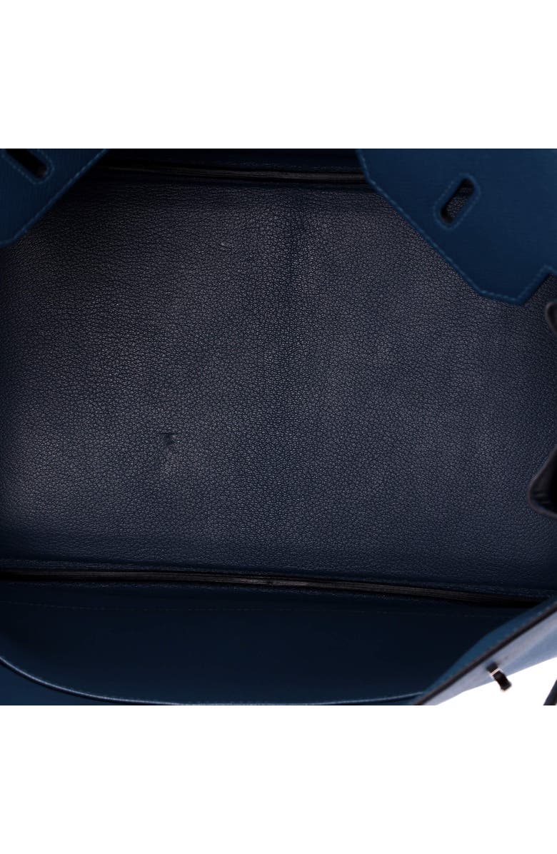 Pre-Owned Hermes Birkin Handbag Blue Epsom with Palladium Hardware 35, Alternate, color, Bleu Tempete