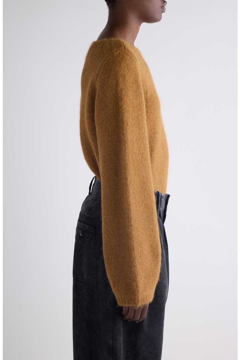 Paulane Alpaca Blend Sweater, Alternate, color, CAMEL