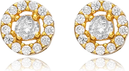Mazin Jewels Halo Studs
