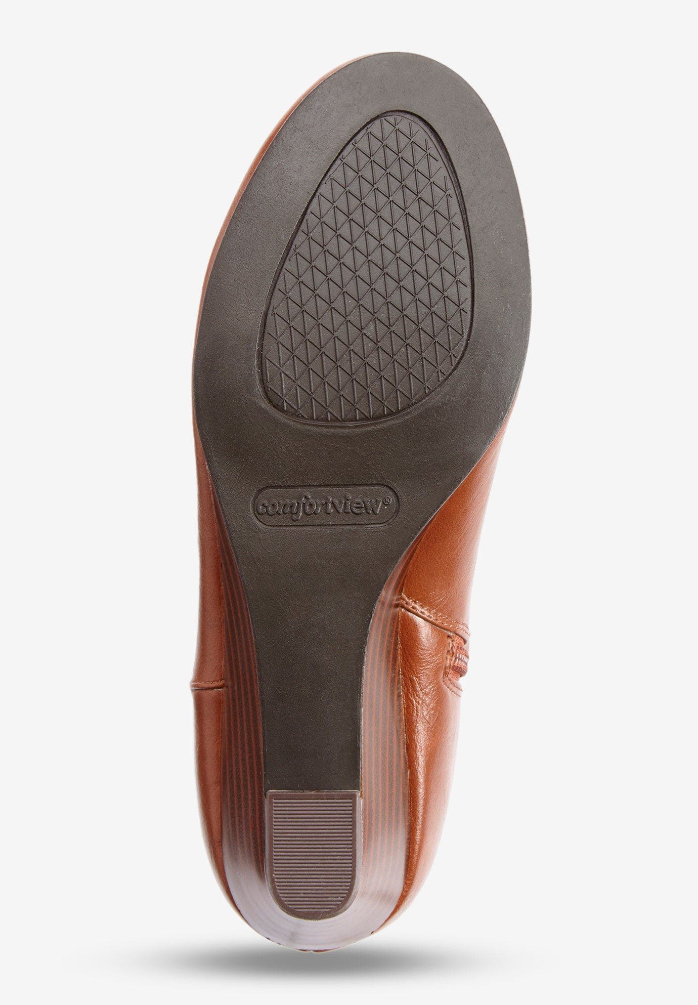 Comfortview The Ellington Wide Calf Boot, Alternate, color, Dark Brown