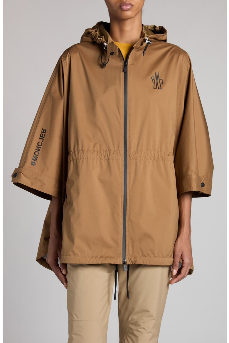 Vorassay Hooded Nylon Jacket, Main, color, CAMEL