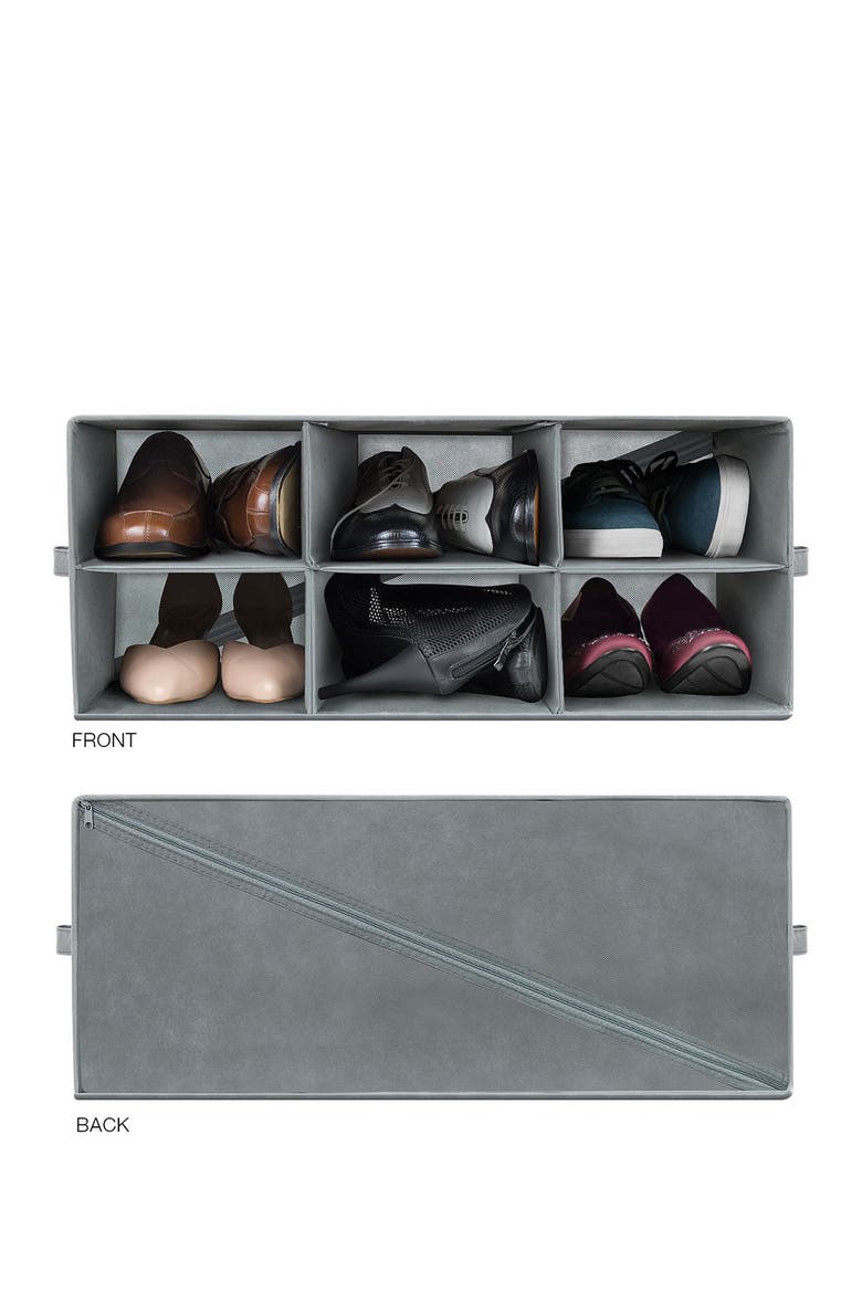 Grey Shoe Bin, Alternate, color, GOLD