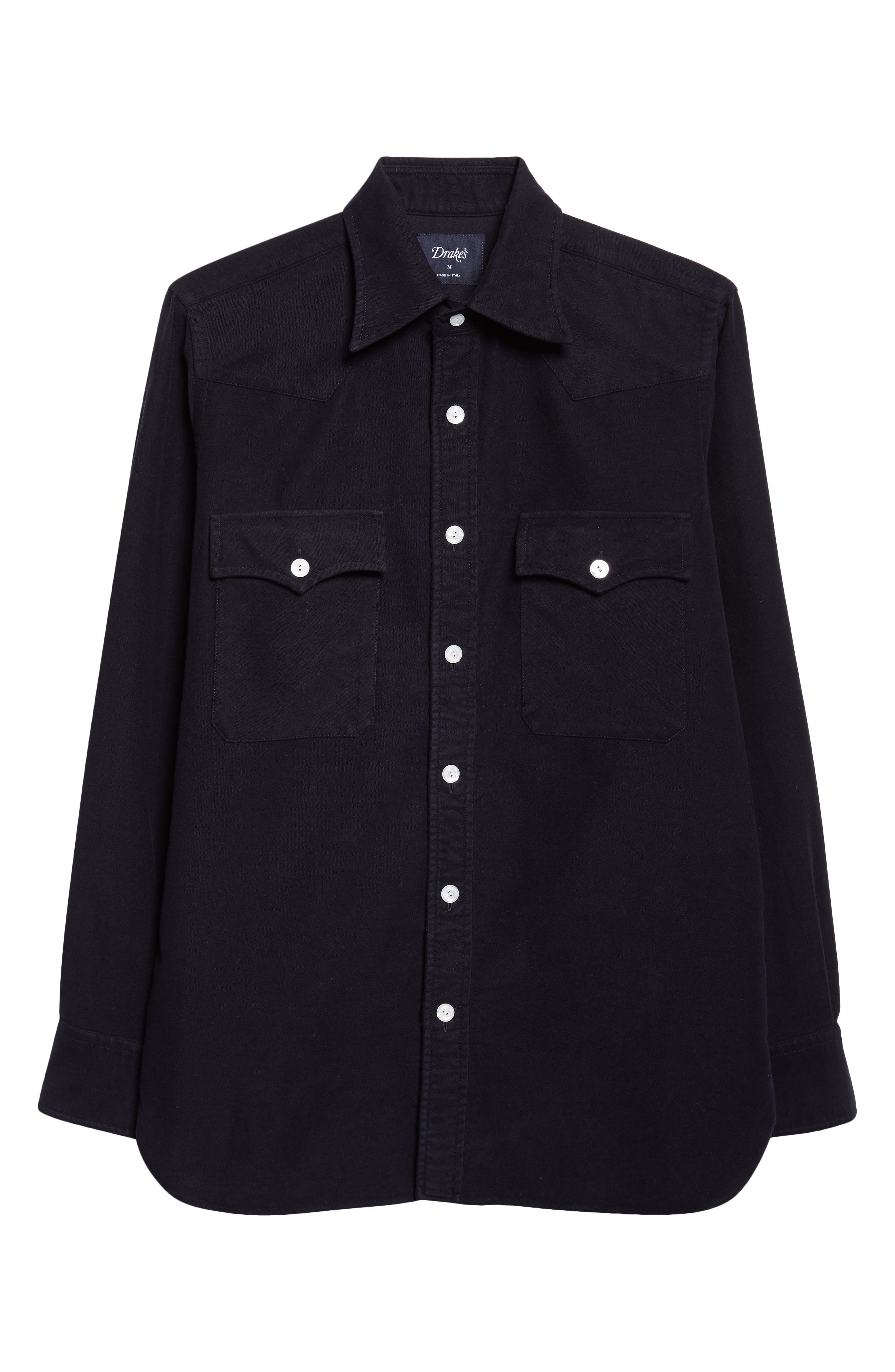 Cotton Moleskin Western Shirt (Men) | Nordstrom